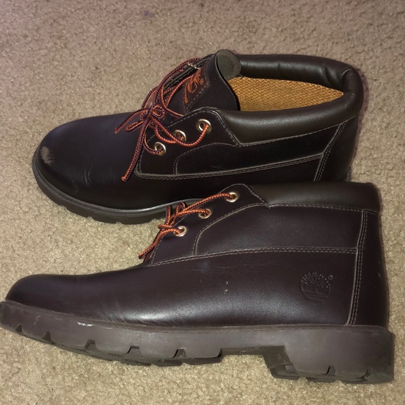 Chocolate Midrise Timberland Boots - Picture 2 of 4